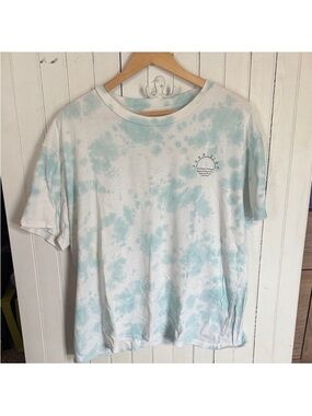 Pura Vida T-Shirt Light Blue Tie-Dye Size XL